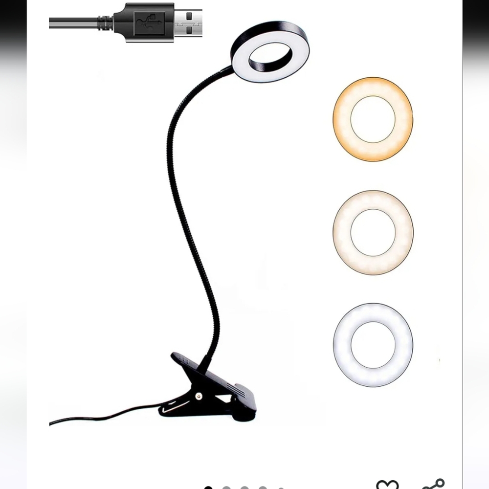 NWT Clip On Professional Live Stream Light